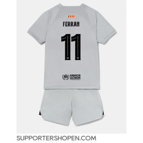 Barcelona Ferran Torres #11 Tredje tröja Barn 2022-23 Kortärmad (+ korta byxor)